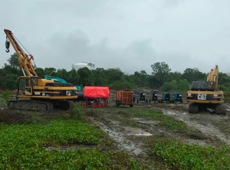 National Emergency Work at Anwara Fouzdarhat - 42 inch OD Pipeline.